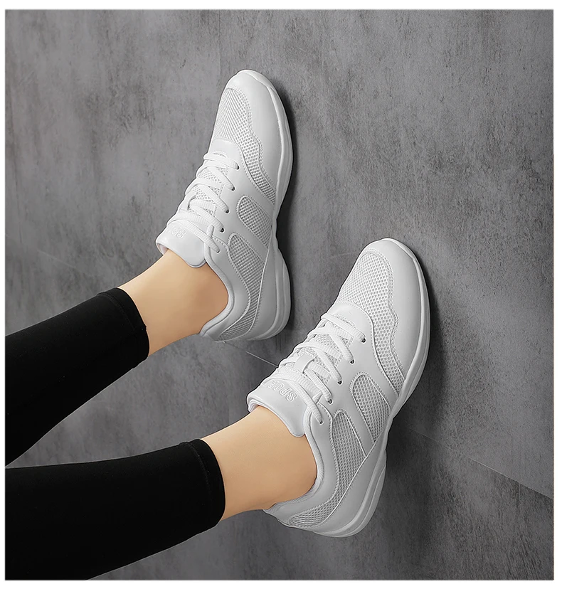 ARTEMISIA Neue Aerobic Schuhe Damen Training Fitness Schuhe Mesh Atmungsaktive Cheerleading Tanzen Schuhe Größe 35-43 – Detail 19