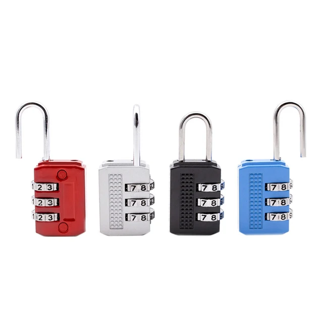 Nice 3 Digit Dial Combination Code Number Lock Padlock For Luggage Zipper Bag Backpack Handbag Suitcase Drawer Durable Locks 5