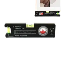 Leveler High-Precision Torpedo Level Pocket Torpedo Shock Resistant Bubble Level Magnetic Mini Level Tool Small Multipurpose 1