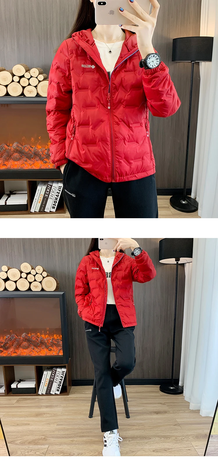 Description Picture 6 of itemOutdoor Down Jackets Women Men's Winter Coats Mountaineering Thickened Windbreakers Nature hike 2024 Autumn New
