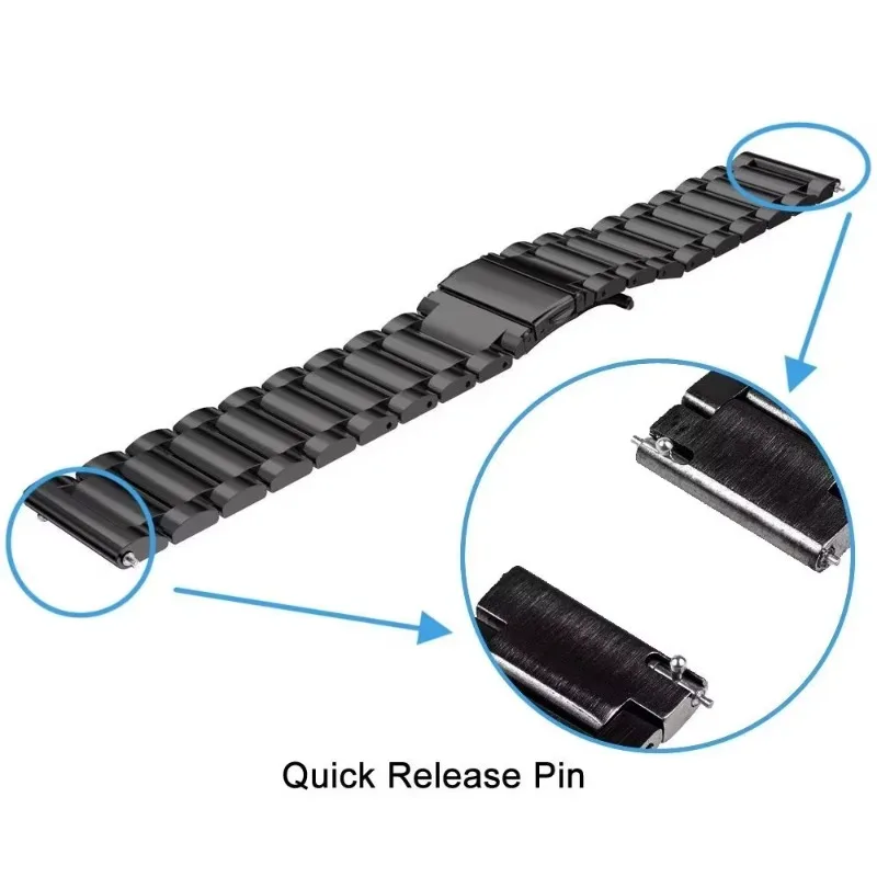 Premium Metal Watch Strap – High-End Durable Wristband, 22/20/18mm