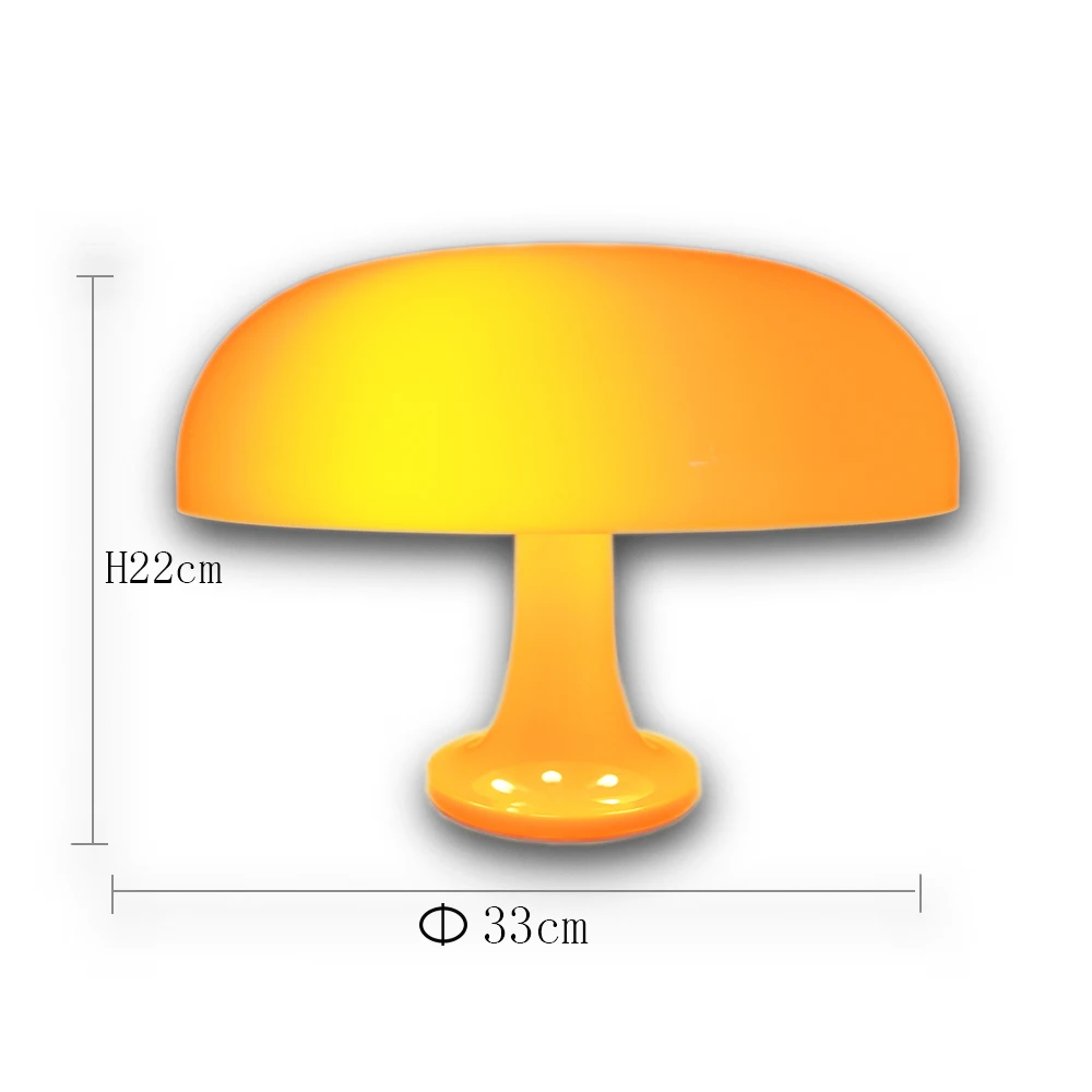Modern Italy Designer LED Mushroom Table Lamp For Hotel Bedroom Bedside Living Room Decoration Lighting Minimalist Desk Lights table lamp