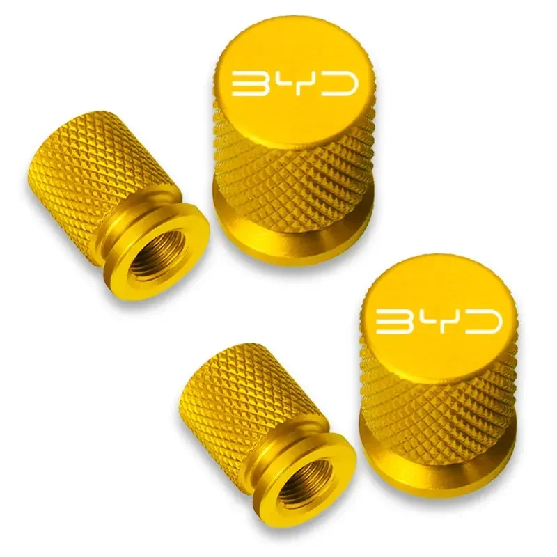 Auto Rad Reifen Luft Ventil Kappen Vorbau Abdeckung Mit Marke Für BYD ATTO 3 Song Plus Tang Han TAN Dichtung delphin Mini Möwe Shark King – Detail 5