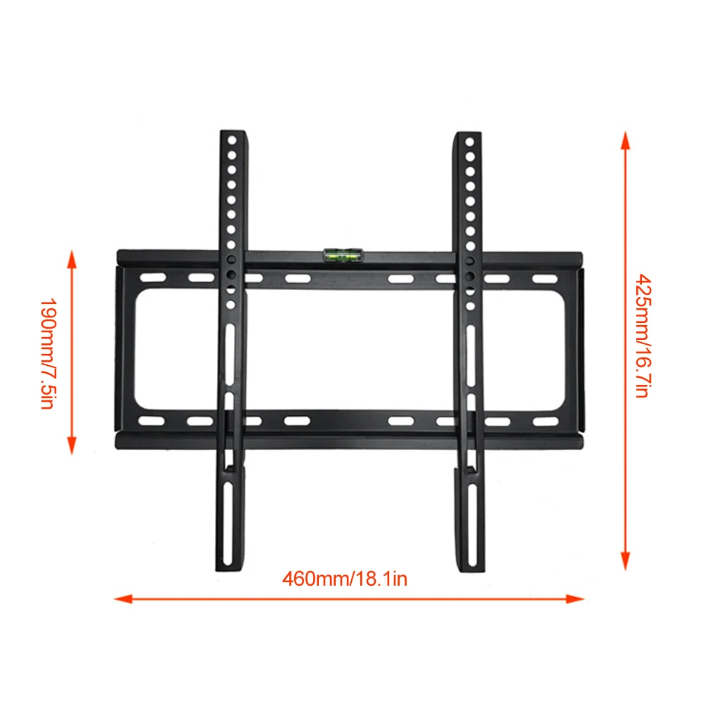 TV Wall Mount Monitor Holder Universal Low Profile Flat Adjustable Rack for LCD LED Screen 26-63inch,tv wall mount bracket,monitor holder stand,monitor holder mount,tv wall mount