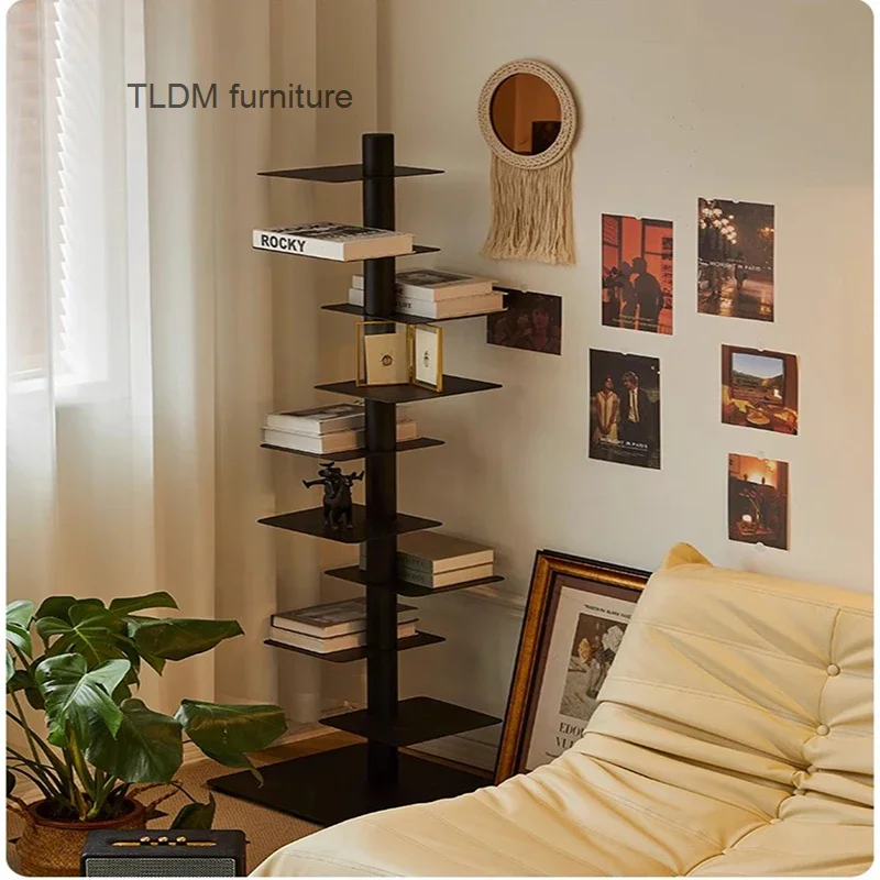 Adult Children Book Shelf Living Room Iron Storage Book Corner Bedroom Organizer Shelf Long Estanteria Bookshelf Decor