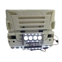 Front Bumper Light with LED Lamp for TAMIYA 1/14 Scania 620 56323 730 RC Tractor Trailer Truck Upgrade Parts 2