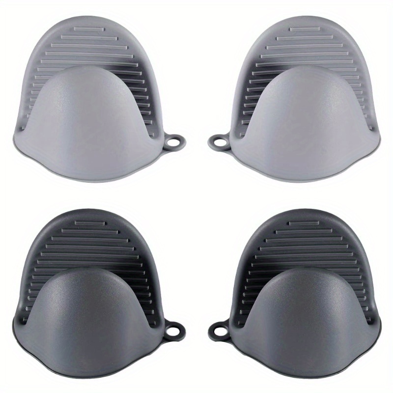 2pcs Oven Mitts Silicone Heat Resistant Pinch Mitts Anti Scalding Non Slip Gloves Clips Pot Holder Cooking Baking Oven Mitts