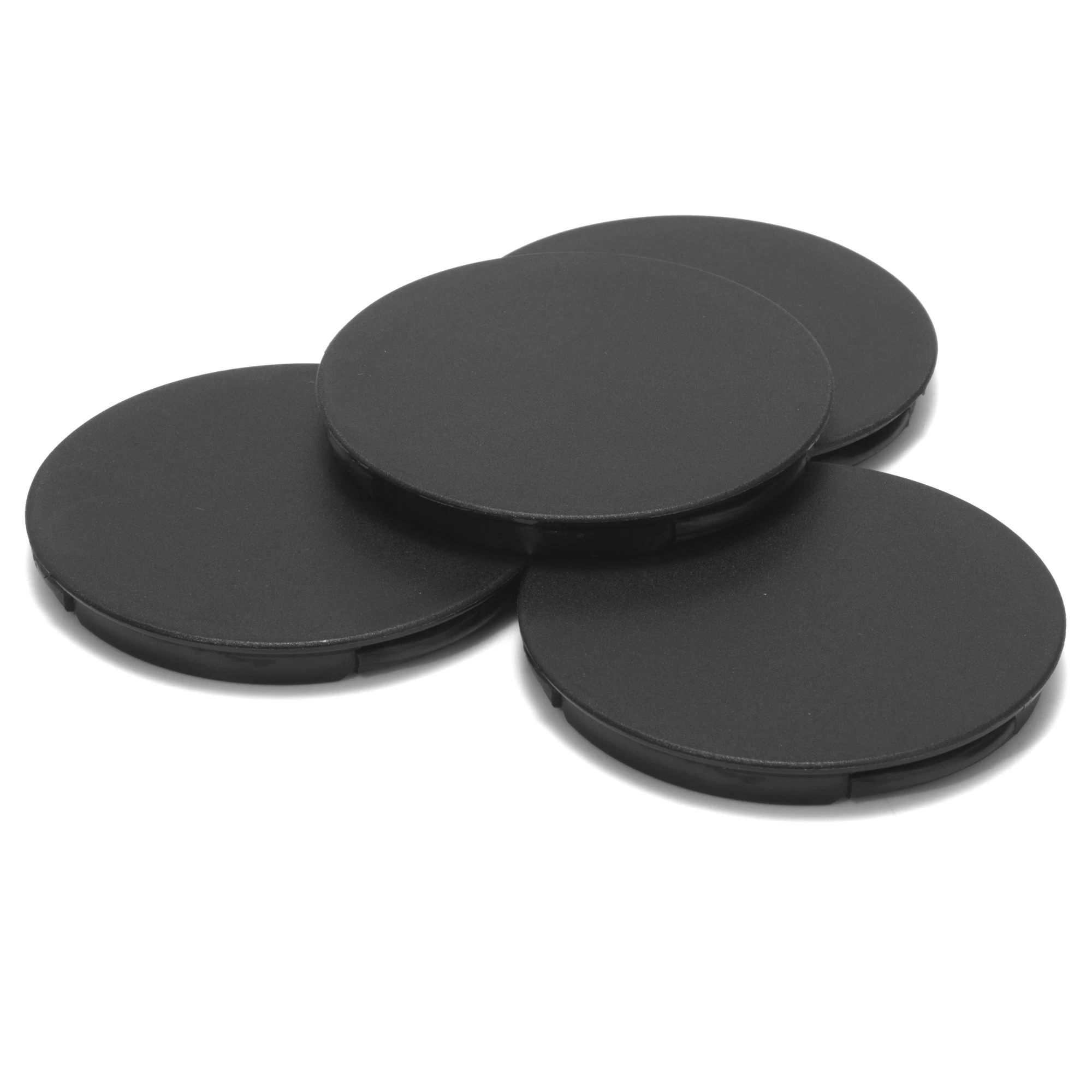 Rhino Tuning 4pcs 55mm(2.17in) Wheel Center Cap For Racing M582 Rim Universal Hub Cover Dust Refits Auto Accessroies Black