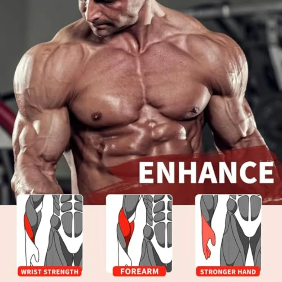 Grip Strength Tester Trainer Set-Electronic Hand Dynamometer of 396lbs ＆ Solid Metal Grip Strengthener -Adjustable Resistance of