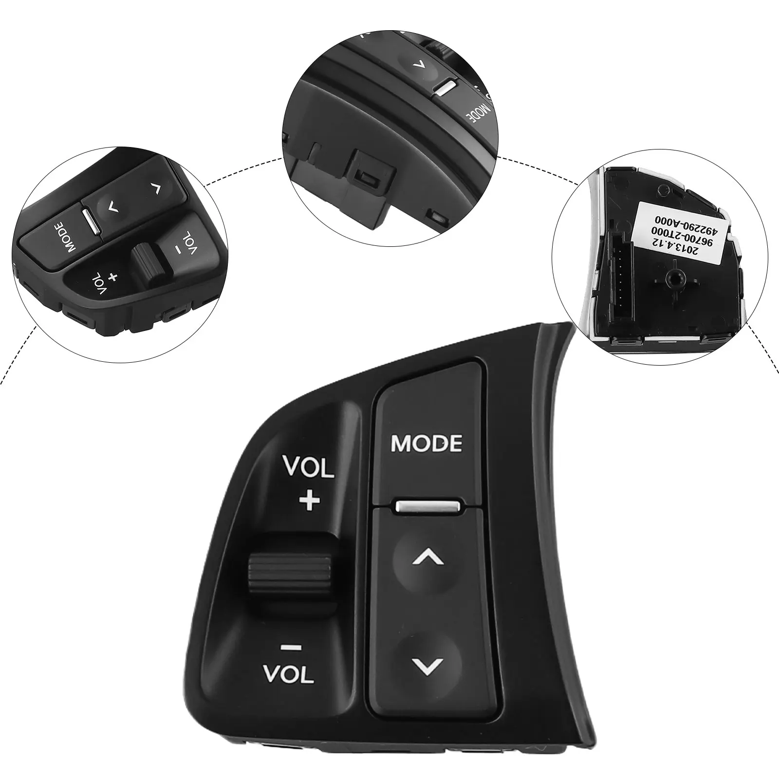 

Переключатель управления Переключатель колеса автозапчасти 96700-2T000 967002T000CA переключатель аудио режима для Kia для Optima K5