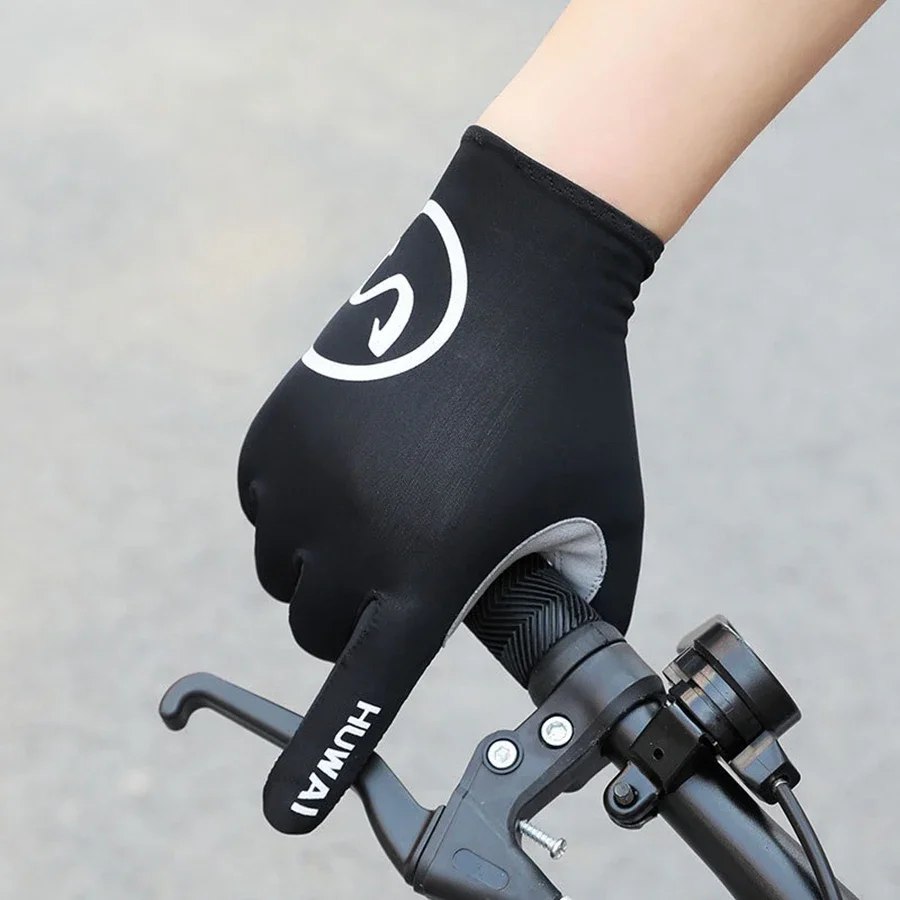 Cycling Gloves Full Finger for MTB and Road Bike Racing,Men&Women Spring Summer Thin Viscose Driving Breathable Antiskid Gloves 6