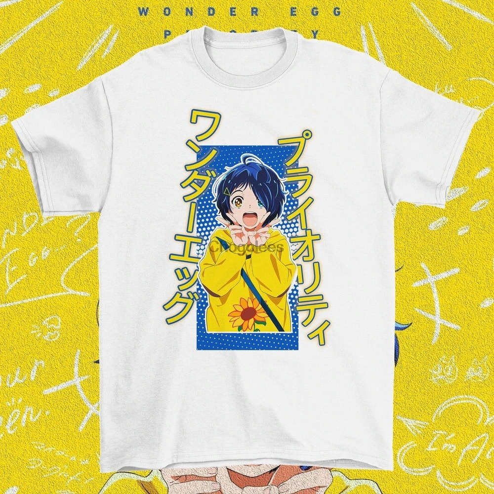 New Ai Ohto's Wonder Egg Priority Anime manga T Shirt Gift for fan Rika Kawai anime 2021 |