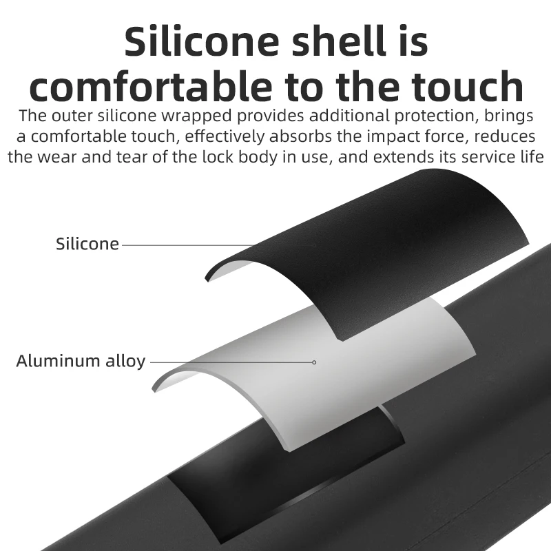 ROCKBROS 自転車スマートロック NFC ロックアルミ合金高強度防水盗難