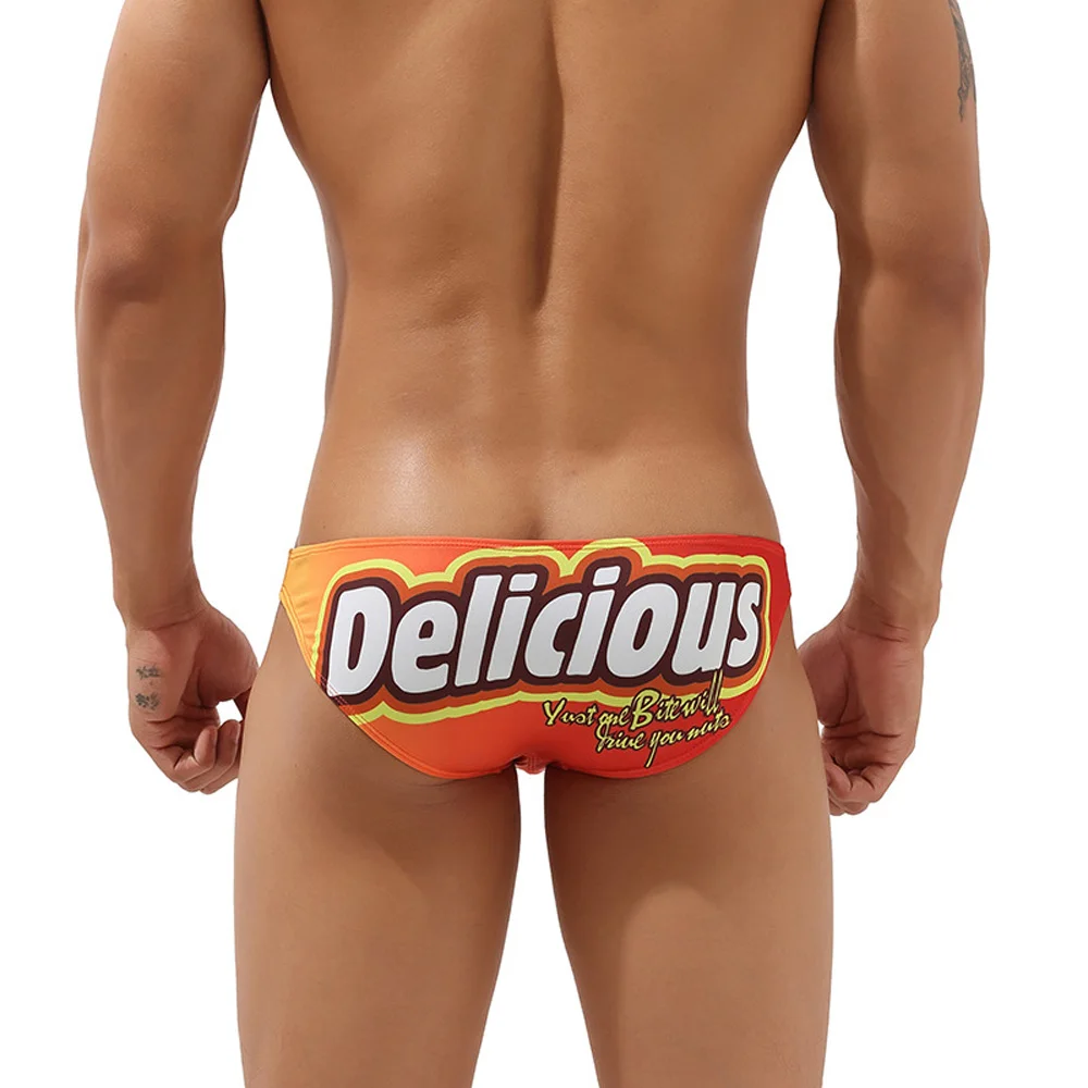 Men's Briefs Low Waist Fashionable Men's Briefs European and American Underwear Foreign Trade Manufacturers Wholesale