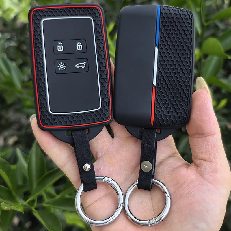 Silicone Key Case Cover for Renault and Dacia Vehicles