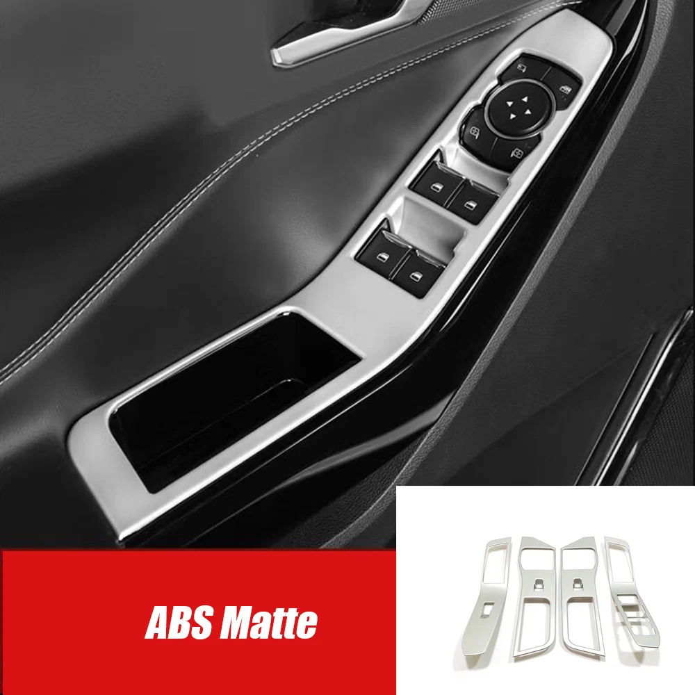 

Для Ford Explorer 2020-2022 Автомобильная Дверь Окно Стекло подъемник переключатель управления панель Крышка отделка нержавеющая сталь/ABS Углеродные автомобильные аксессуары