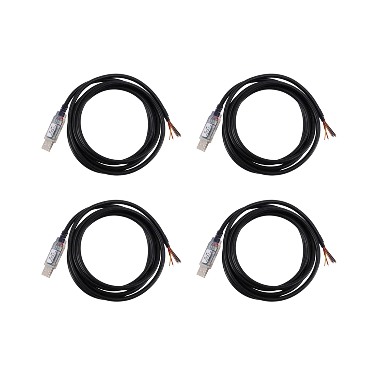 

4x1,8 м длинный конец провода, фотокабель, последовательный кабель USB к Rs485 для оборудования, промышленного управления, ПЛК-подобные продукты