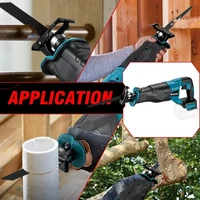10000SPM Electric Reciprocating Saw Cordless Rechargeable Multifunction Saw Metal Wood Cutting Tools For Makita 18V Battery 2