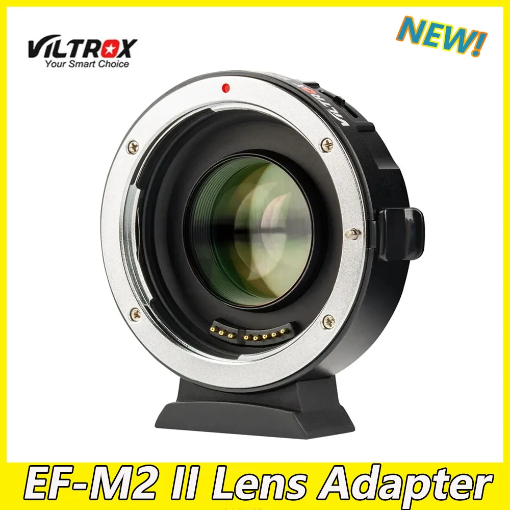 Viltrox Ef-M2 Ii 0.71X Adattatore Per Obiettivo Con Messa A Fuoco Automatica Per Obiettivo Di Montaggio Canon Ef Per Fotocamere Panasonic Olympus M43 