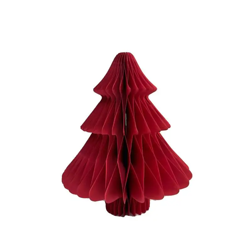 Navidad Christmas Ornament 3D Honeycomb Ball; Large Foldable Paper Xmas Tree Hanging Decorations.