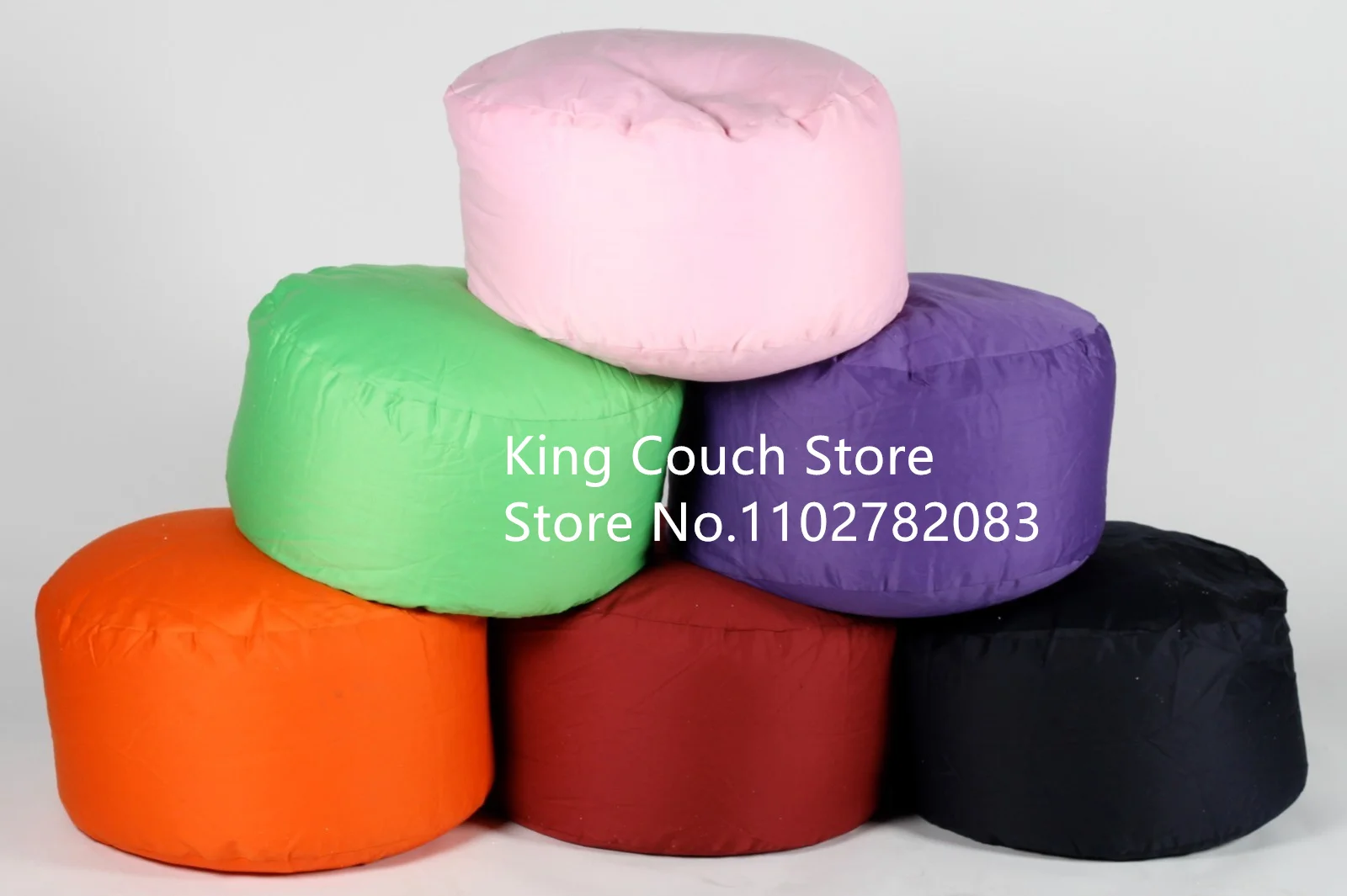 Foot rest relaxing folding furniture round footstool makeup stools polyester sofa ottoman modern pouf chair