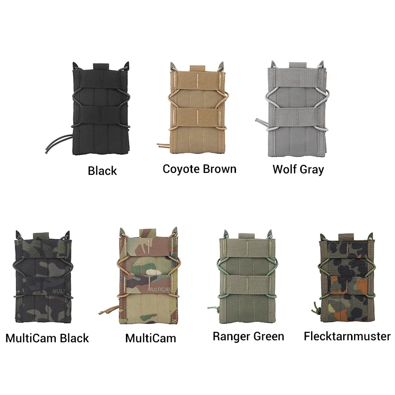 

IDOGEAR охотничьи Molle Тактические HS 5,56 Одиночная Магнитная сумка военный Магнитный переносчик камуфляжные аксессуары для пейнтбола страйкбола Wargame