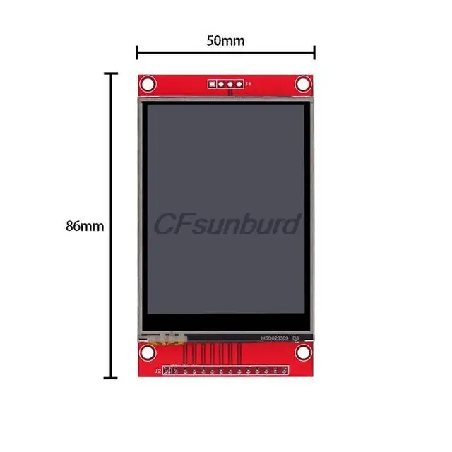 3,2" Modulo Display LCD 240 X 320 TFT 4 Fili SPI TFT Touch Screen - Foto 9