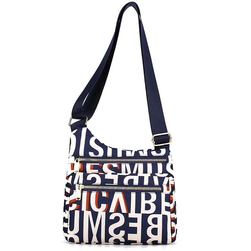 

Модная тканевая женская сумка через плечо, красивая стильная женская сумка для покупок через плечо, высококачественные Нейлоновые женские сумки-мессенджеры