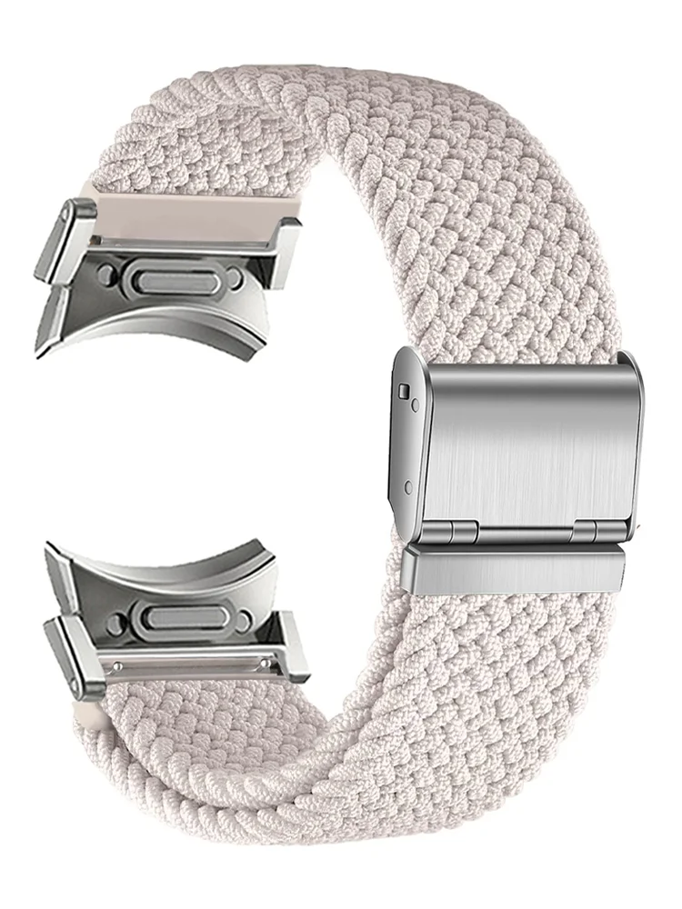 

20mm Band for Samsung Galaxy Watch 4/5/6/pro/classic 45mm 44mm 40mm 43mm 47mm No Gaps nylon bracelet correa Galaxy watch 6 strap