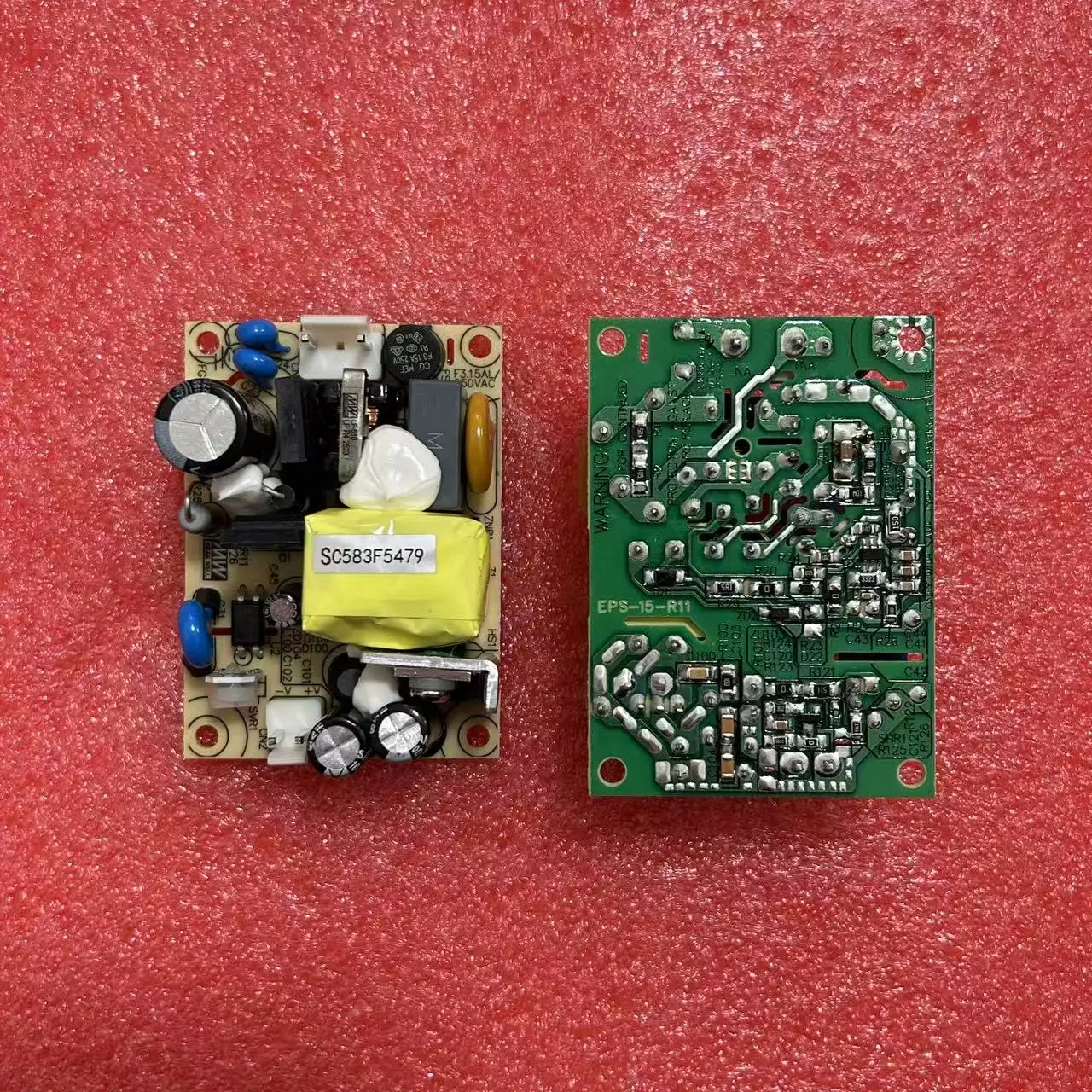 Mean Well EPS-15 단일 출력 PSU 오픈 프레임 AC-DC 스위칭 전원 공급 장치, 15W 3.3V 5V 7.5V 12V 15V 24V 27V 36V 48V EPS-15-5
