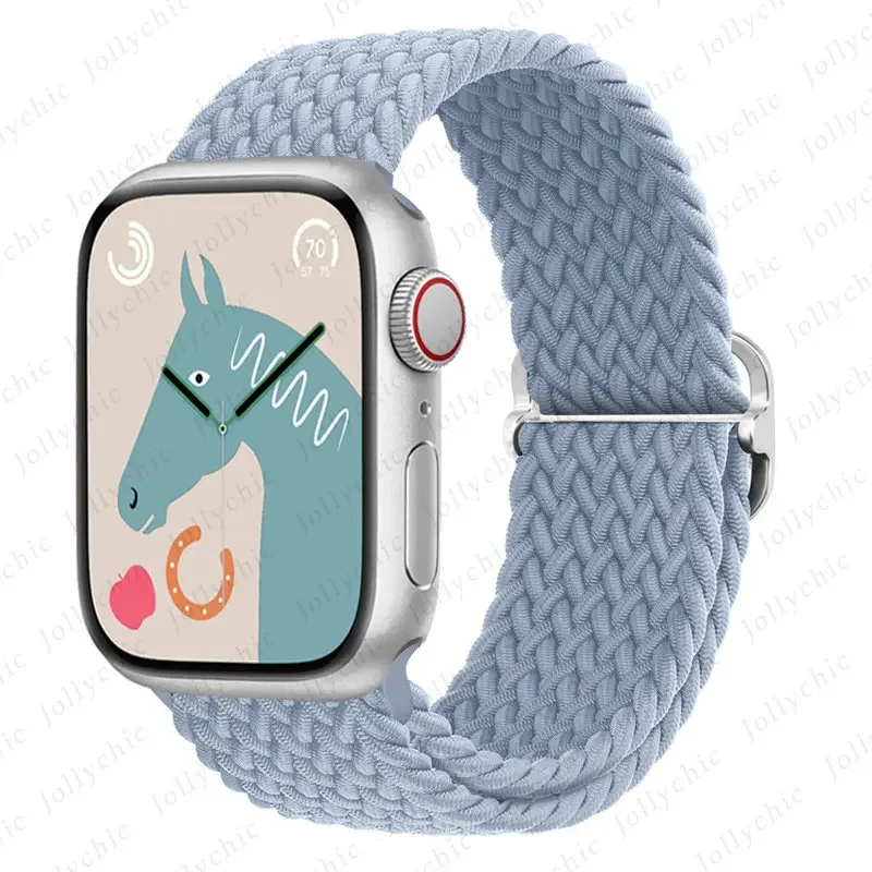 Braided Solo Loop Strap for Apple Watch - Stylish and Comfortable Wristband Accessory