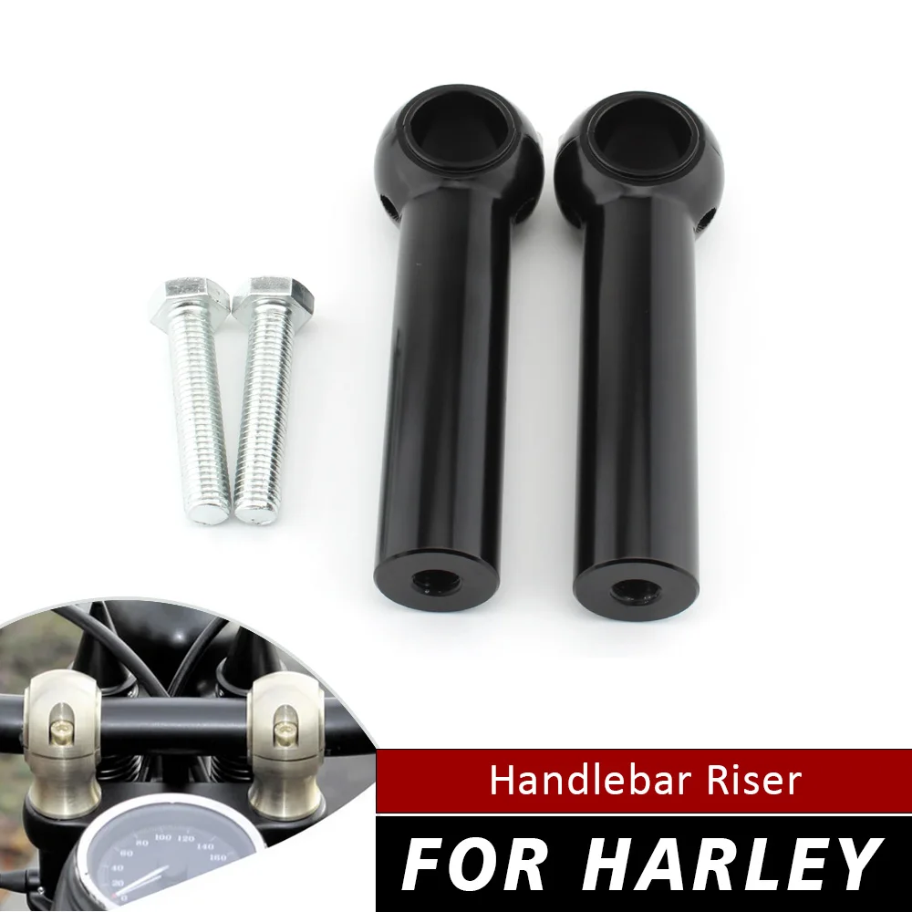 

For Harley Davidson Cruisers Choppers Metrics All Motorcycles With 2.5cm/ 1" Bar Diameters 4 Inch 5" Handle Handlebar Risers Kit