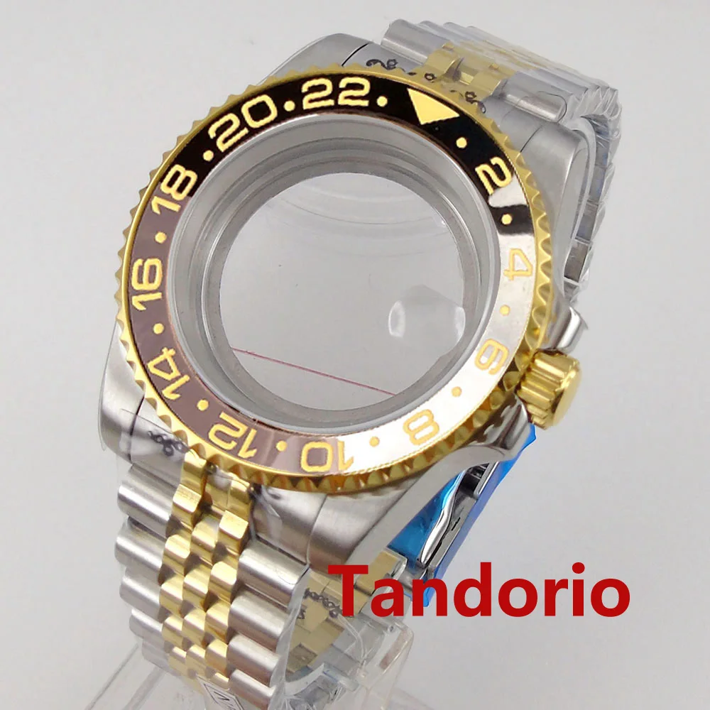 Eterna boîtier plaqué or / acier 158.2104.22S