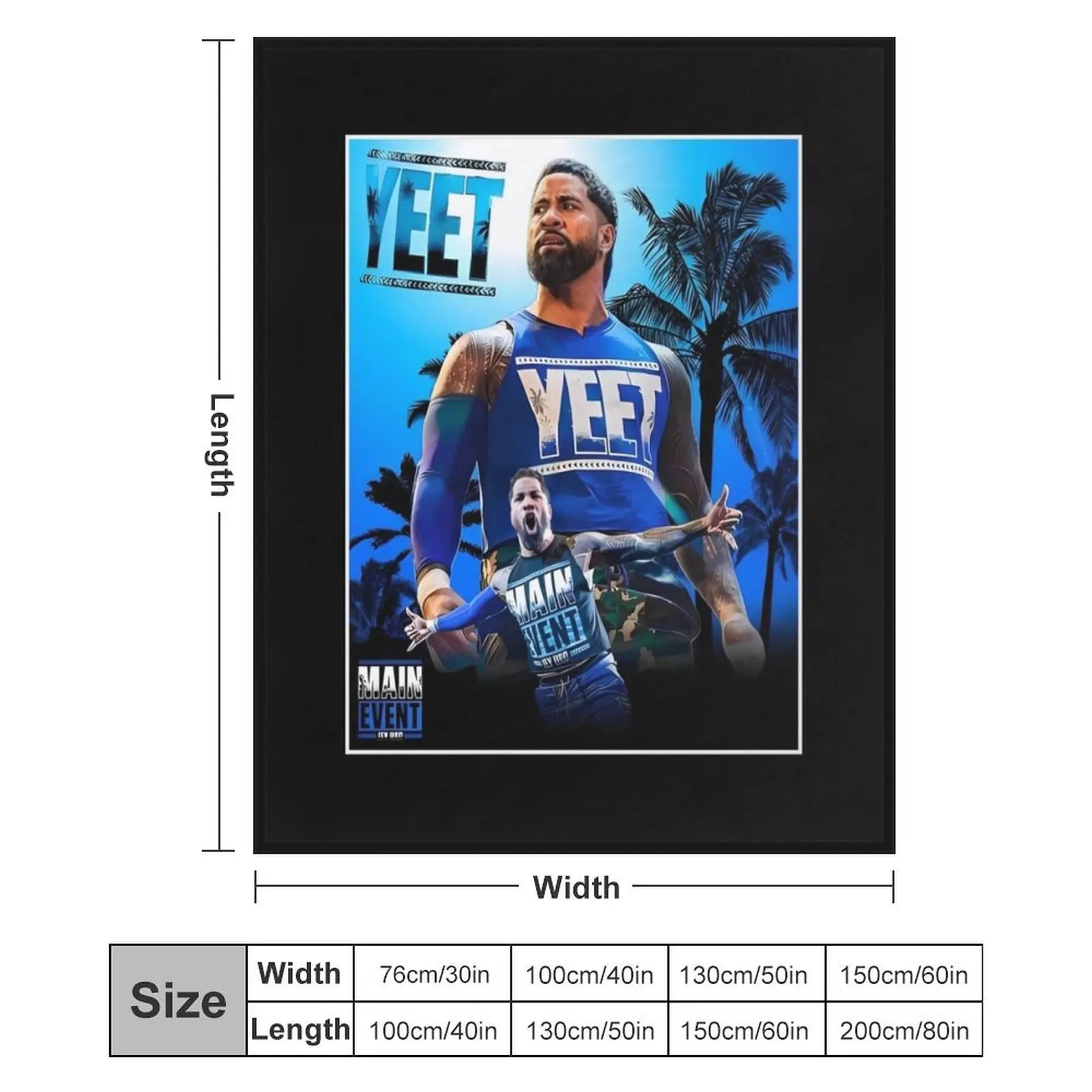MAIN EVENT JEY USO Throw Blanket Comforter christmas gifts Luxury St anime Blankets 6