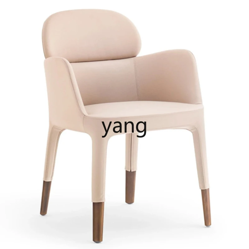 

CX Sales Department Negotiation Reception Light Luxury Club Hotel Model Room Simple Dining Chair Leisure Study Chair