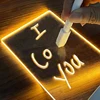 Note Board Creative Led Night Light USB Message Board Holiday Light With Pen Gift For Children Girlfriend Decoration Night Lamp 3