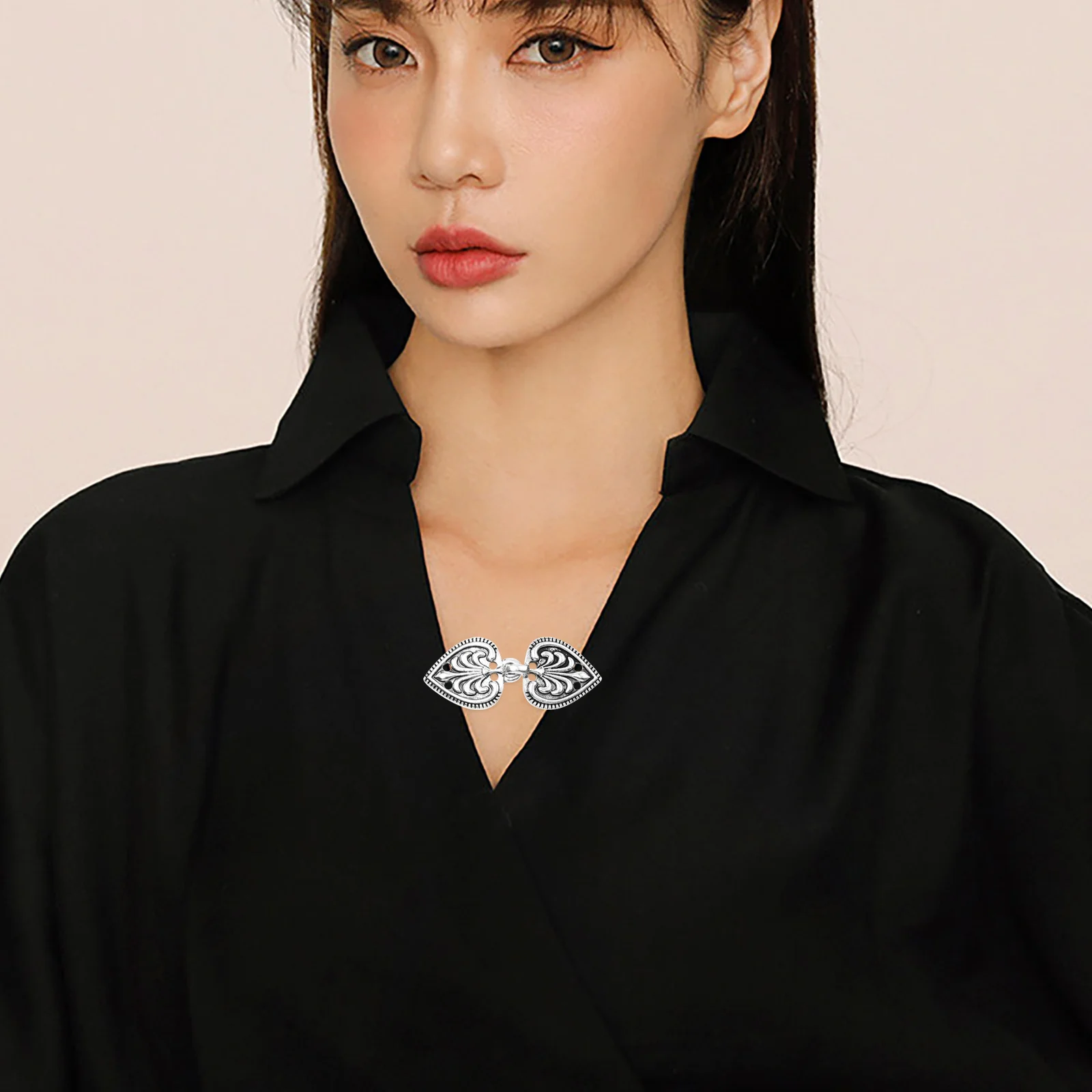 레트로 망토 버클 아연 합금 케이프 패스너 치파오 가디건 코트 DIY 버튼 액세서리 수공예 재봉 용품