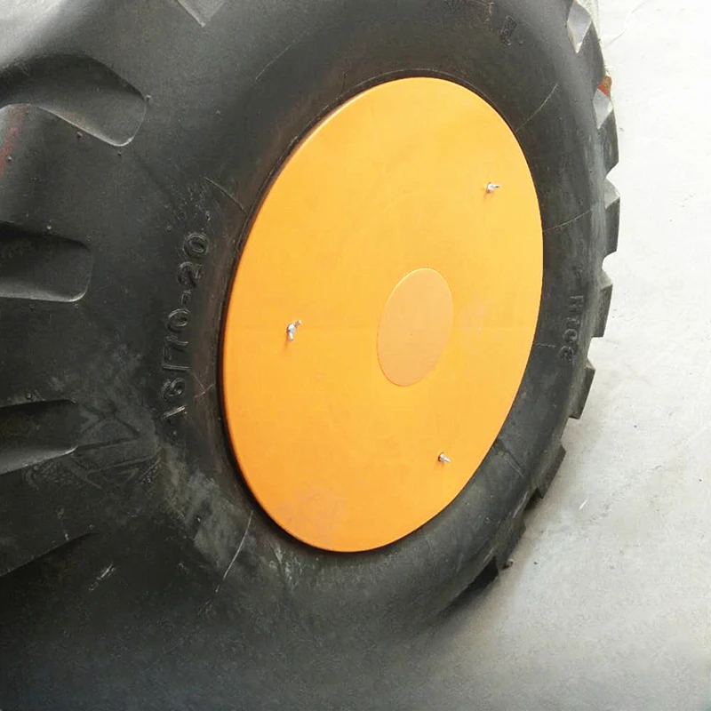 

Forklift tire cover loading truck tire cover to prevent grain from entering tire cover 16-70-20