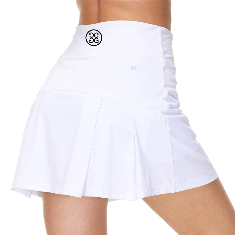  - Cloud Hide Safe - Women's Tennis Pleated Skirt, Pocket Sports Shorts, High Waist, Gym, Golf, Running, XS-XL