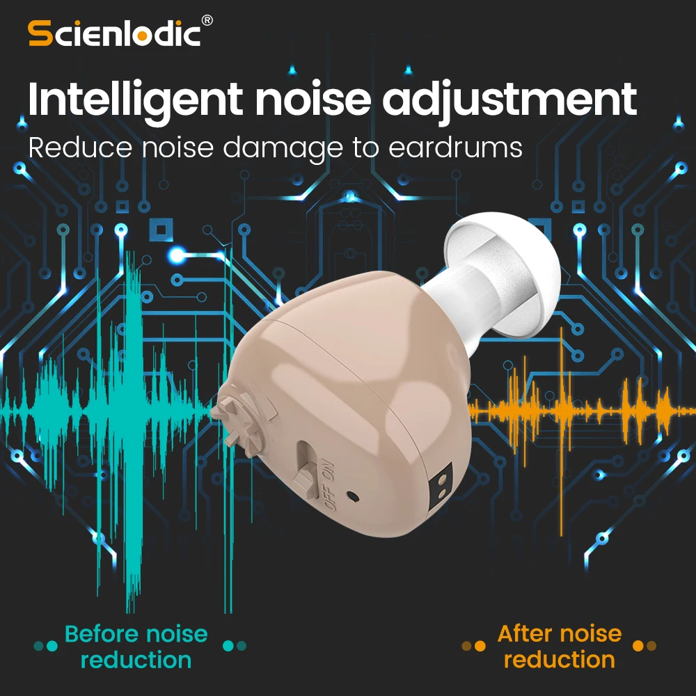Hearing Aid Rechargeable Hearing Device ITE Ear Hearing Aids for The Elderly Audifonos Sound Amplifier for Deafness 4