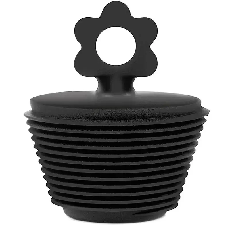 

Flower Shaped Bathtub Drain Stopper Silicone Bath Tub Drain Plug Cover Bathroom Accessories Kitchen Sink Drain Strainer 47*55mm