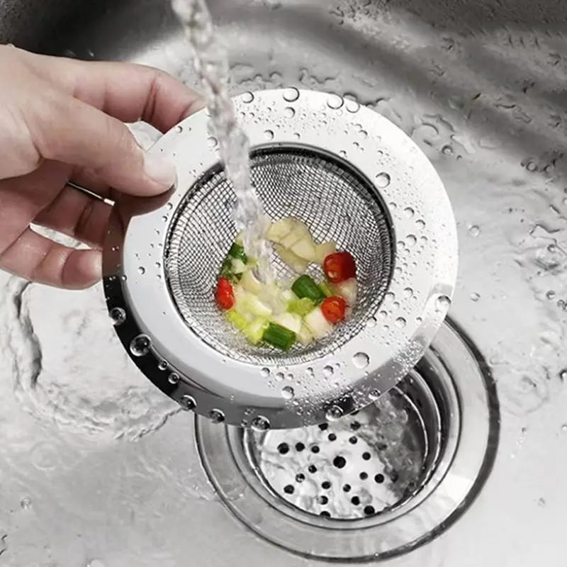 Stainless Steel Anti-Clog Kitchen Sink and Dishwasher Strainer