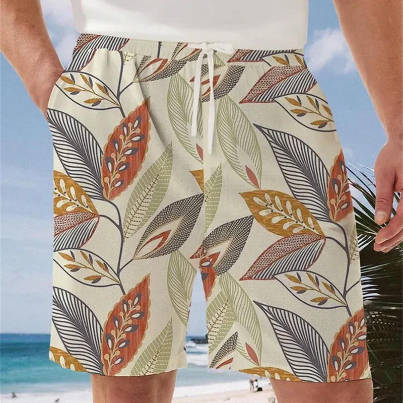 Fun animal dinosaur beach shorts, men's 3D printed surfboard shorts, summer swimsuit, swimming pants, cool ice shorts 4