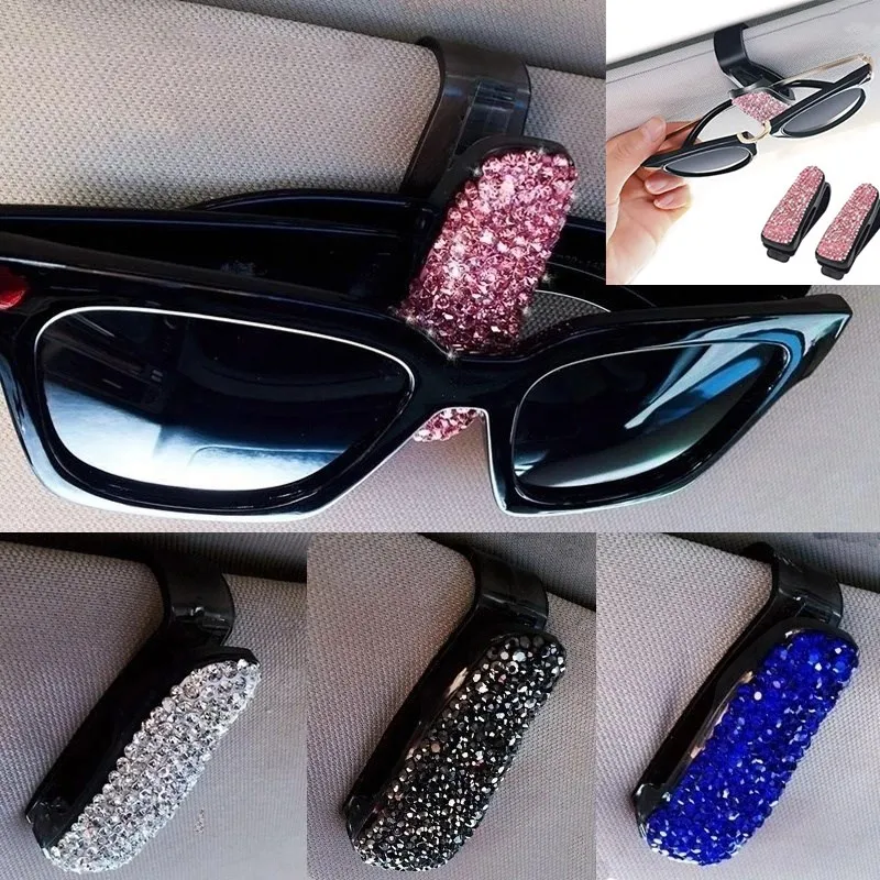 Car Vehicle Sun Visor Sunglasses Eyeglasses Glasses Card Ticket Holder for Car Accessories Sunglasses Holder estuche gafas sunglasses holder glasses holder eyeglass holder eyeglasses storage holder