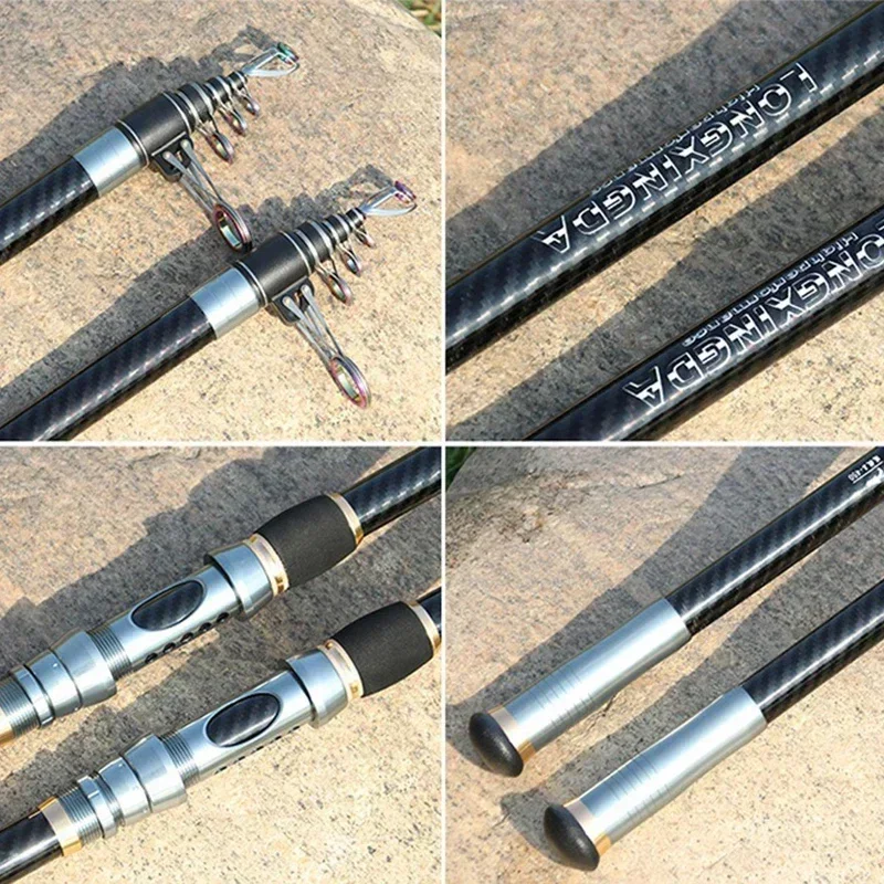 Carbon Telescopic Fishing Rod 6