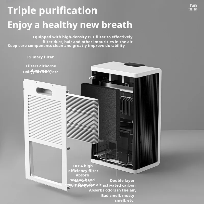 مجفف مزيل الرطوبة المنزلي مقاوم للرطوبة 2.8L خزان...