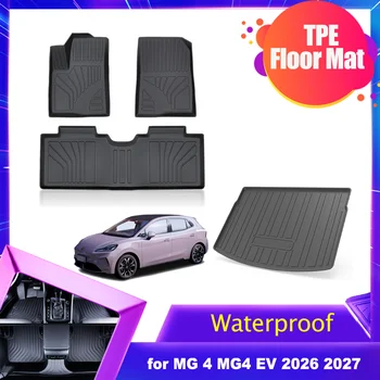 Tappetini per Auto MG4 EV Urban MG 4 2026 2027, Rivestimento in TPE, Tappetino per Bagagliaio Impermeabile Antiscivolo, Accessori Protettivi