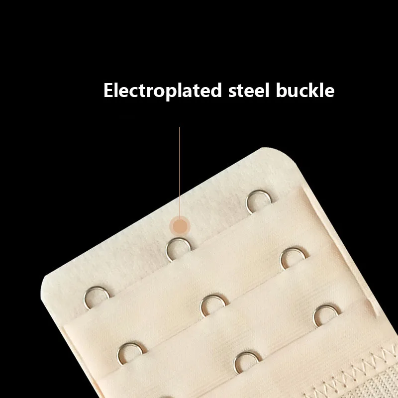 Bra Extender 3PCS Four Rows of Three Buttons Bra Extender for Women's Elastic Bra Extension Strap Hook Clip Expander Adjustable Buckle