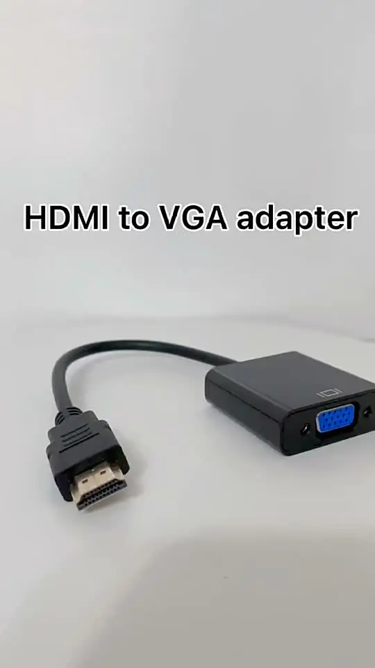 Cavo Convertitore HDMI A VGA 1 Metro – Placcato Oro, Adattatore Da Schermo A Dispositivo