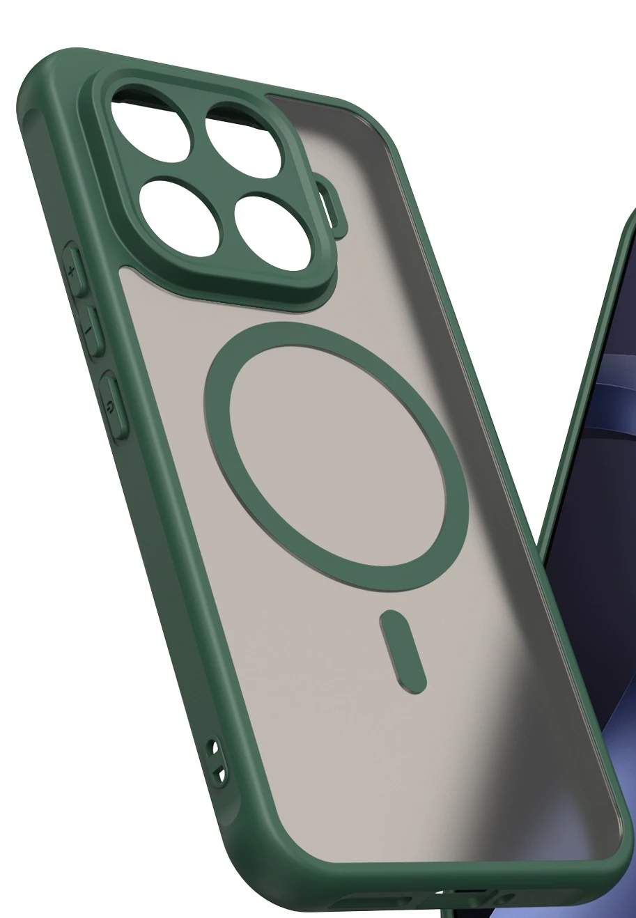 Magnetic Hard Matte Protective Phone Case with MagSafe Compatibility